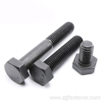 Class 12.9 Zinc Plated Steel Hex Bolt , M8 Length